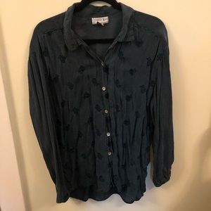 Johnny Was long sleeve button shirt